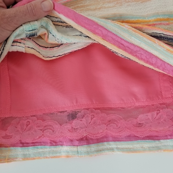 Trina Turk Multi-colored Angela Sandscape Jacquard Short Sleeve Shift Dress 8 - Picture 14 of 16